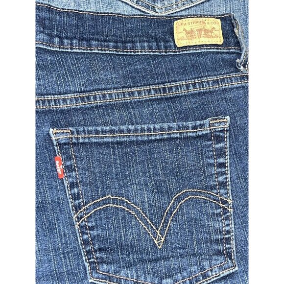 2 Pair Levi's Jeans Sz 16 Short Perfectly Slimming 512 & Relaxed Boot Cut 505 - Picture 7 of 11